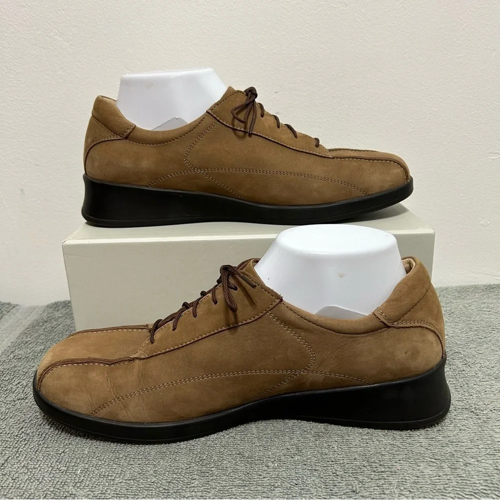 Finn Comfort Leather Oxford Shoes
